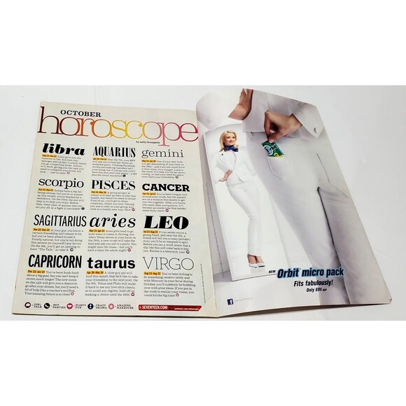 Seventeen Magazine Oct 2012 Nina Dobrev Cover Vol 71 No 71 Teen Fashion Beauty - Picture 7 of 12